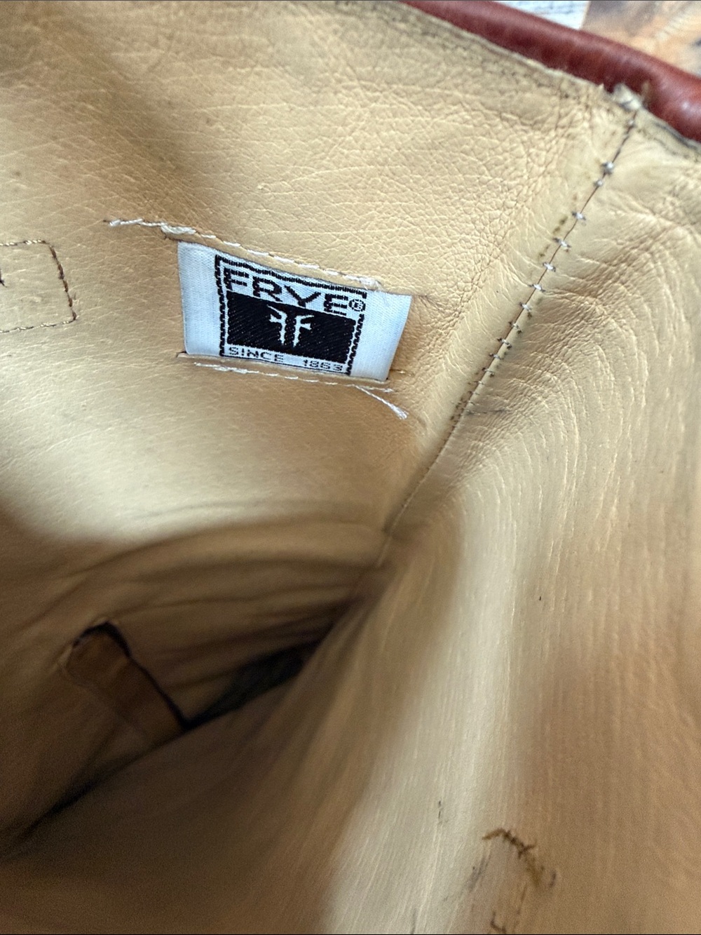Frye Classic Brown Leather Women's Riding Boots - Picture 5 of 8